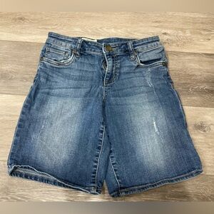 Catherine Boyfriend Denim Shorts Distressed Size 4
